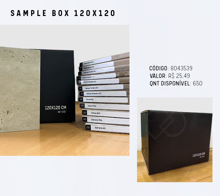 Sample Box - Em Estoque