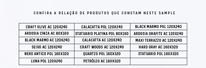 Sample Box - Porcelanato XL