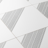 Detalhes Outline 3 White Silver AC